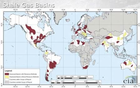 shale gas basins Coursera