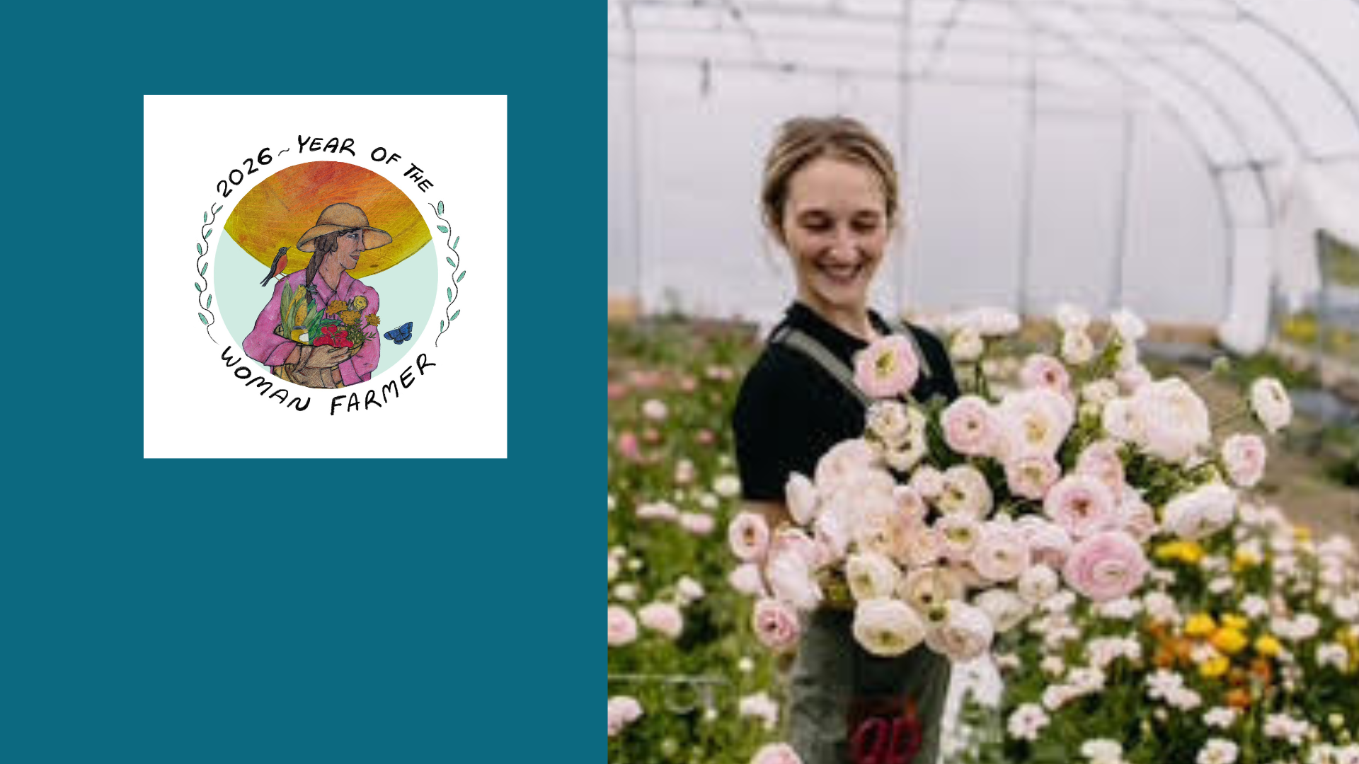 Woman with flowers cover image for story