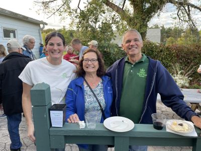 Three people at a TLC event